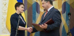 Зеленского просят лишить Савченко звания Героя Украины