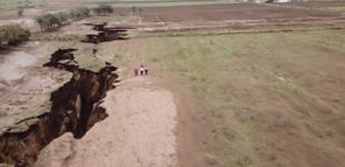 В Африке появилась огромная трещина 