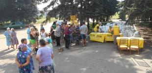 Гуманитарная помощь для жителей «горячих точек»: волонтеры снова побывали в Песках  