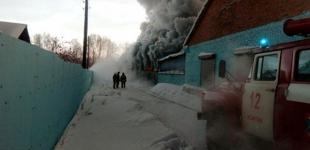 В России горела обувная фабрика, десять погибших