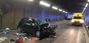 В Швейцарии из-за смертельного ДТП закрыли один из главных туннелей через Альпы