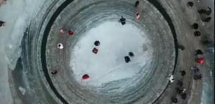 Мистический ледяной диск обнаружили в Поднебесной