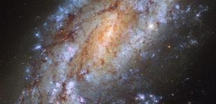 Телескоп Хаббл заснял одинокую галактику