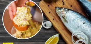 Дуже простий і доступний рецепт форшмака, для якого не потрібна м'ясорубка