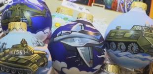 В России предлагают наряжать елки шарами с изображением танков