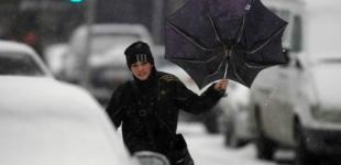 У Києві 27 грудня очікуються мокрий сніг та сильний вітер