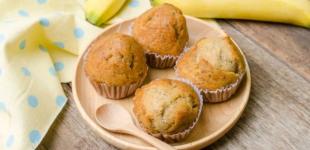 Як приготувати вівсяно-бананові кекси в мікрохвильовій печі