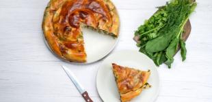 Пиріг з сиром і зеленню: простий рецепт несолодкої закуски