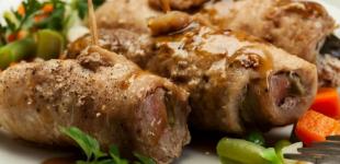 Рулетики зі свинини з вершковим сиром: рецепт до святкового столу