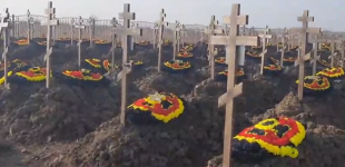 Кладовище вагнерівців у Росії зросло майже в сім разів: фото з супутника