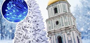 Білий колір та блакитні гірлянди: якою буде головна ялинка Києва