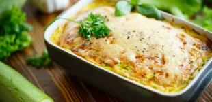 Рецепт овочевої запіканки з курячим фаршем