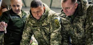 Залужний декілька днів працював з військовими на передовій