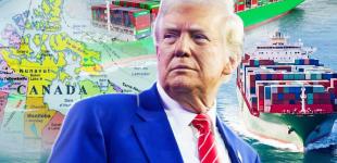 Мита Трампа спровокували обвал акцій банків США та відповіді з боку Канади й Китаю – FT