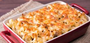 Рецепт запіканки з макаронів із індичкою