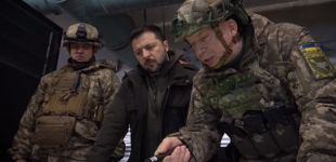 Зеленський неочікувано відвідав передовий командний пункт оборонців Куп’янська