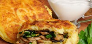 Картопляні зрази з грибами: класичний рецепт