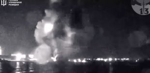 В ГУР підтвердили, що знищили в Криму 2 катери 