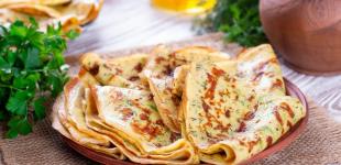 Рецепт кабачкових млинців на молоці