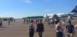 В аэропорту Хельсинки загорелся самолет с пассажирами 