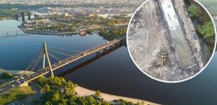 В Киеве застройщик заливает бетоном часть исторической речки Почайна 