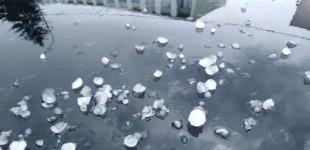 Во Львовской области выпал град