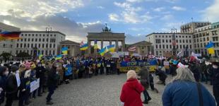 У Берліні відбулась акція протесту проти Російської агресії в Україні