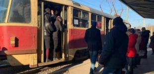 В Харькове транспортный коллапс из-за закрытого метро