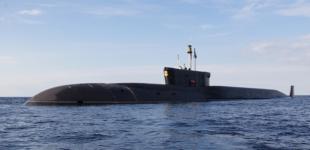 В России показали испытания нового подводного ракетоносца