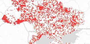 Мапа нерухомості УПЦ МП: вся Україна в червоних цятках і лише в кількох областях 