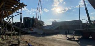 Як виглядає Дегтярівський міст у Києві після обвалу: фото