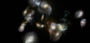 Найдена древняя галактика, где рождалось по звезде в сутки