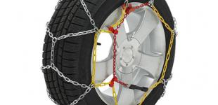 Как устанавливать на колеса цепи противоскольжения