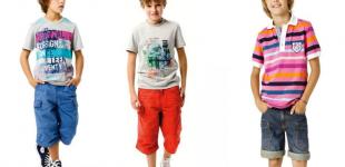 Шорты для мальчиков - незаменимая одежда в летний период