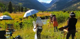 Как провести выходные в роли художника на природе?