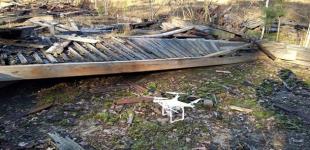 На территории арсенала в Ичне нашли беспилотник