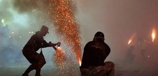 Украинцев призывают не использовать пиротехнику