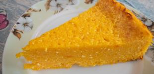 Гарбузовий пиріг на кефірі з манкою: рецепт яскравої осінньої страви