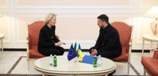 Зеленський і фон дер Ляєн обговорили підготовку 17-го пакета санкцій ЄС проти Росії
