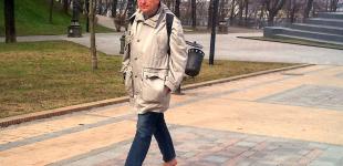 Киевлянин 13 лет не носит обувь даже в морозы