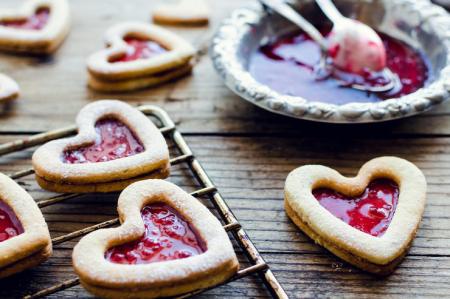 День святого Валентина: печенья-сердечки