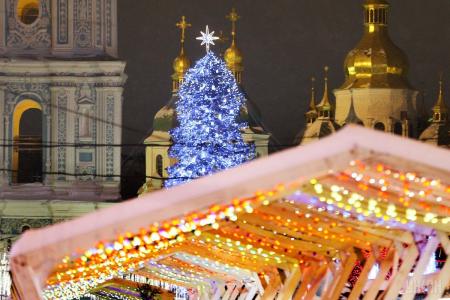 Новый год в Украина встретит со снегом, дождем и солнцем