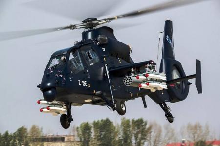 Китай испытал новый военный вертолет «Черный торнадо»