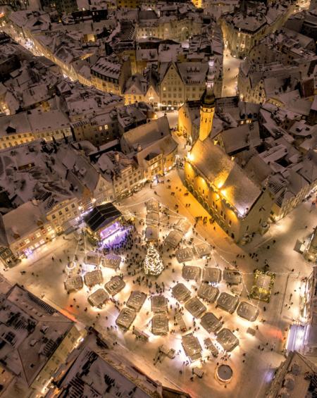 Рождественская ярмарка Таллина признана лучшей в Европе