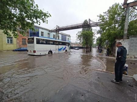 В Одессе за день выпала почти двухмесячная норма осадков