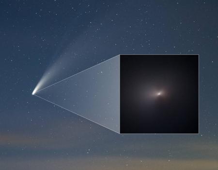 Хаббл сделал снимок кометы NEOWIS
