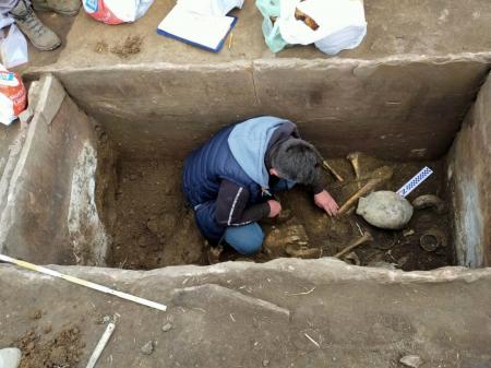 На Тернопольщине в каменной гробнице нашли артефакты возрастом до пяти тысяч лет