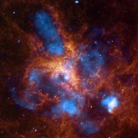 Телескоп NASA показав «зіркову колиску» в туманності Тарантул