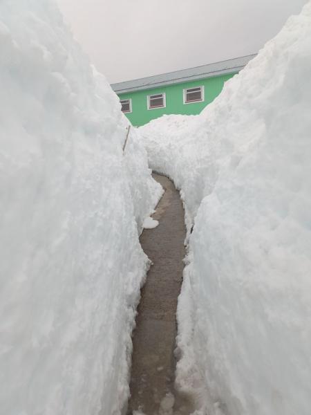 Українські полярники відкопують станцію після рекордного снігопаду