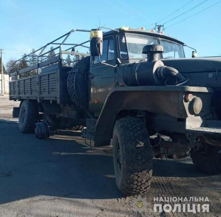 На Житомирщині тероборона захопила російську вантажівку з ракетами